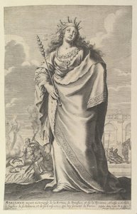 Marianne, 1647. Skapare: Gilles Rousselet, Abraham Bosse. av Gilles Rousselet and Abraham Bosse