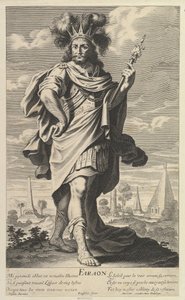 Farao, ca. 1639-40. Skapare: Gilles Rousselet, Abraham Bosse.