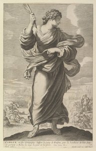 Clélie, 1647. Skapare: Gilles Rousselet, Abraham Bosse.