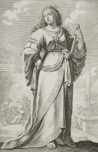 Lucretia (efter Claude Vignon) av Gilles Rousselet