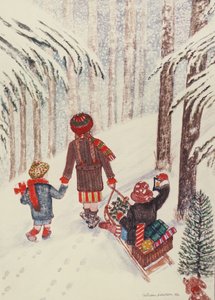 En tur på släden av Gillian Lawson