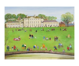 Kenwood, Hampstead, 2011 (olja på duk) av Gillian Lawson