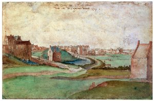Landskap nära Antwerpen, 1566.