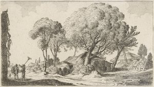 Gårdar bland träd Tolv landskap (serietitel) av Gillis van Scheyndel (I)