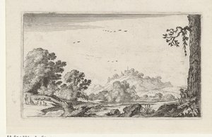 Flodlandskap Landskap (serietitel) av Gillis van Scheyndel (I)