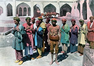 Dervischer och martyrer, Teheran, c1890 av Gillot