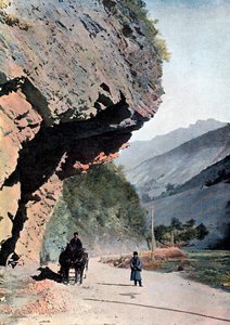 Rock nära byn Annaour, c1890