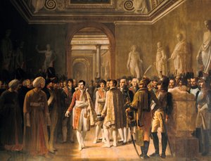 Napoleon tar emot arméns deputerade vid Louvren..., 8 december 1804, 1808