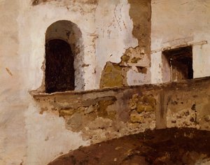 Studie från livet, av Gioacchino Toma (1836-1891), målning.