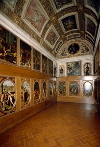 Utsikt över Studiolo de Francesco I de Medici
