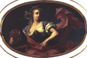 Personifiering av Air som gudinnan Juno av Giorgio Anselmi