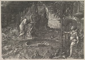 Allegori om livet, 1561. av Giorgio Ghisi