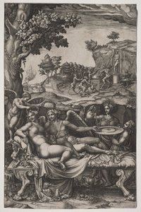 Cupid och Psyche av Giorgio Ghisi