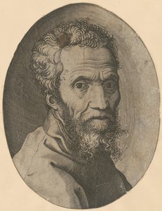 Porträtt av Michelangelo