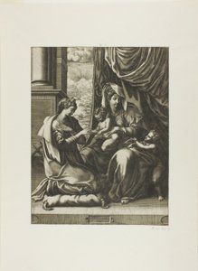 Saint Catherines mystiska äktenskap av Giorgio Ghisi