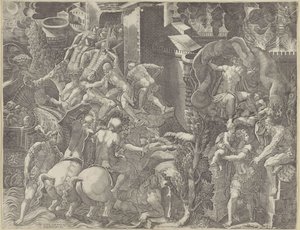 Trojas fall och Aeneas flykt