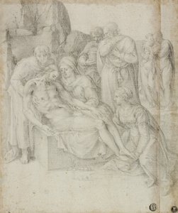 Klagosång, 1540-68 av Giorgio Giulio Clovio