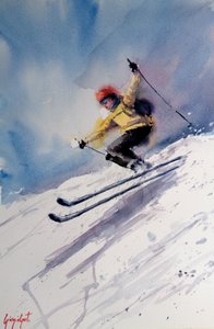 Dynamisk skidåkning av Giorgio Gosti