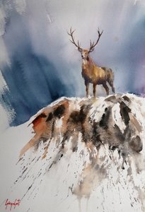 Den majestätiska bergshjorten av Giorgio Gosti
