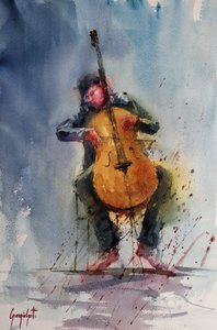 En passionerad cellist av Giorgio Gosti