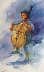 En fridfull cellokonsert av Giorgio Gosti