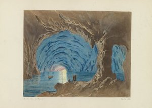Blå grottan på Capri Cave Blue de Capri! (titel på objekt)