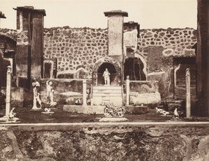 Marcus Lucretius hus, Pompeji,ca 1870 (foto) av Giorgio Sommer