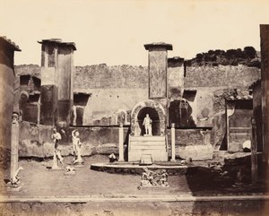 Marcus Lucretius hus, Pompeji,ca 1870 (foto) av Giorgio Sommer