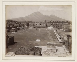 Utsikt över forumet i Pompeji