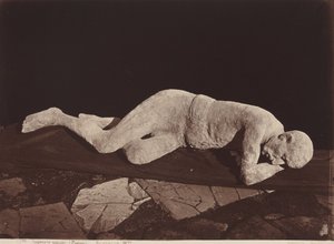 Mänskliga fotspår, Pompeji (Human Cast, Pompeii) av Giorgio Sommer