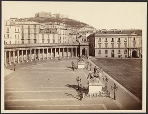 Neapel, Largo Palazzo av Giorgio Sommer