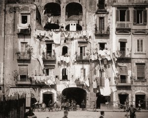 Gatubild, Neapel, Italien