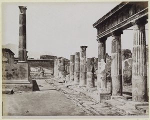 Venustemplet i Pompeji av Giorgio Sommer