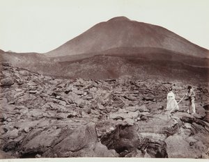 Gå på Vesuvius lava av Giorgio Sommer