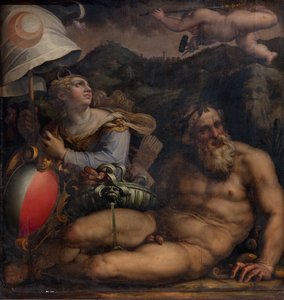 Allegory of Fiesole, 1563-1565 av Giorgio Vasari