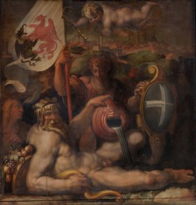 Allegory of Volterra, 1563-1565 av Giorgio Vasari