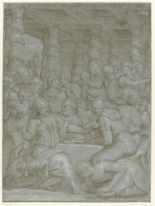 Kristus i fariséen Simons hus av Giorgio Vasari