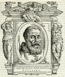 Porträtt av Giovanni Angelo Montorsoli, Vasari 1568 av Giorgio Vasari