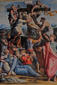 Jesus avsattes från korset av Giorgio Vasari