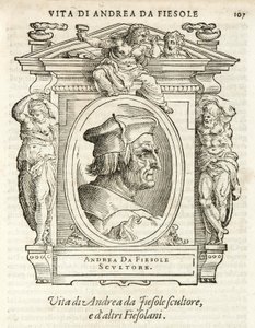 Milano, Braidensebiblioteket, Vite de piv excellent, Giorgio Vasari 1568, Andrea da Fiesole av Giorgio Vasari