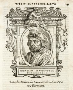 Milano, Braidensebiblioteket, Vite de piv excellent, Giorgio Vasari 1568, Andrea del Sarto av Giorgio Vasari