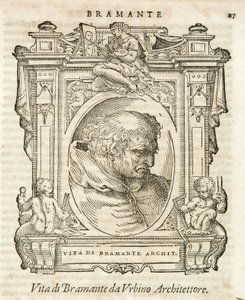 Milano, Braidensebiblioteket, Levnadsteckningar, Giorgio Vasari 1568, Bramante av Giorgio Vasari