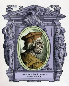 Porträtt av ANDREA DA FIESOLE (Andrea Ferrucci av Giorgio Vasari