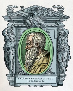 Porträtt av Baccio BANDINELLI (Florens av Giorgio Vasari