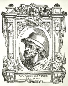 Porträtt av Giovanni da Udine av Giorgio Vasari