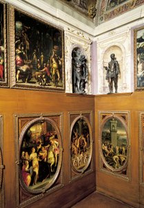 Studiolo (liten studie) av Francesco I, av Giorgio Vasari (1511-1574), Palazzo Vecchio, Florens, Italien av Giorgio Vasari