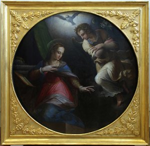 Bebådelsen, 1570-1571 av Giorgio Vasari