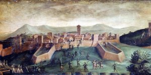 Infångandet av Casole, Italien av Giorgio Vasari