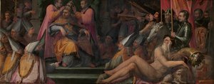 Valet av Giovanni de Medici till påvedömet, 1555-1562 av Giorgio Vasari