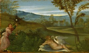 Leda och svanen, ca. 1500